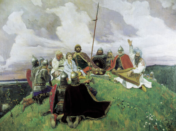 Boyan by Viktor Vasnetsov, hand-painted oil painting reproduction