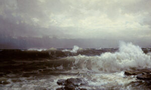 Breakers at Beaver by William Trost Richards, hand-painted oil painting reproduction