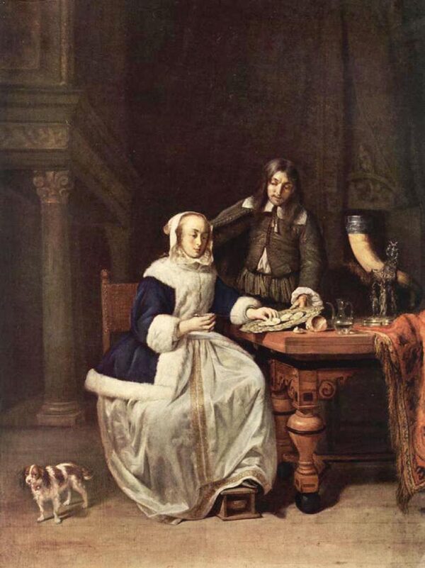 Breakfast by Gabriel Metsu, hand-painted oil painting reproduction