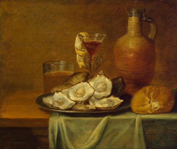 Breakfast with Oysters by Jacob van Es, hand-painted oil painting reproduction