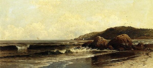 Breaking Surf by Alfred Thompson Bricher, hand-painted oil painting reproduction