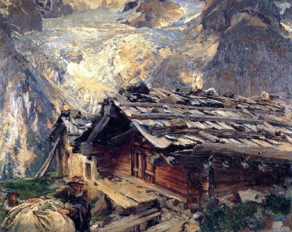 Brenva Glacier by John Singer Sargent, hand-painted oil painting reproduction