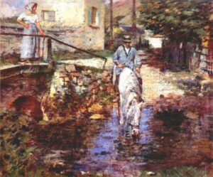 P by Theodore Robinson, hand-painted oil painting reproduction
