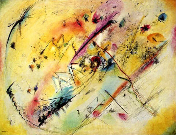 Bright Picture by Wassily Kandinsky, hand-painted oil painting reproduction