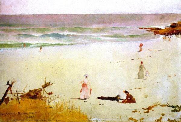 Bronte Beach by Charles Conder, hand-painted oil painting reproduction