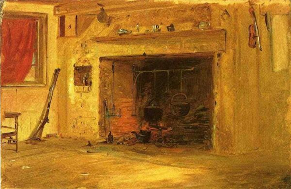 Kitchen in the Mount House, Stony Brook by William Sidney Mount, hand-painted oil painting reproduction