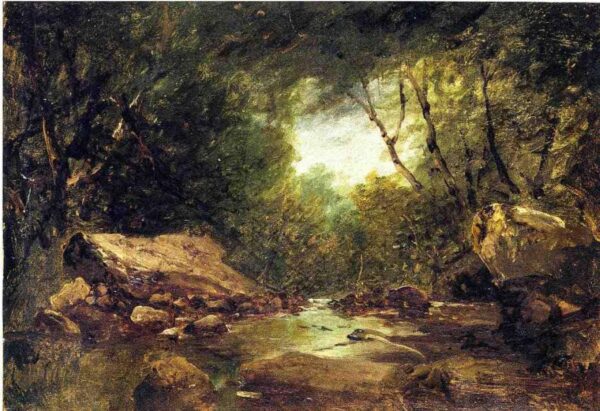 Brook in the Catskills by John Frederick Kensett, hand-painted oil painting reproduction