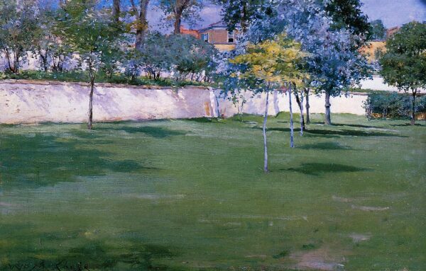 Brooklyn Navy Yard by William Merritt Chase, hand-painted oil painting reproduction