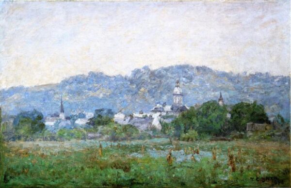 Brookville by Theodore Clement Steele, hand-painted oil painting reproduction
