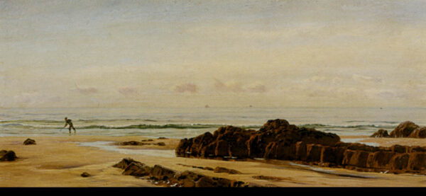 Bude On The Cornish Coast by John Brett, hand-painted oil painting reproduction