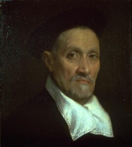 Bust Portrait of a Magistrate by Giovanni Battista Moroni, hand-painted oil painting reproduction