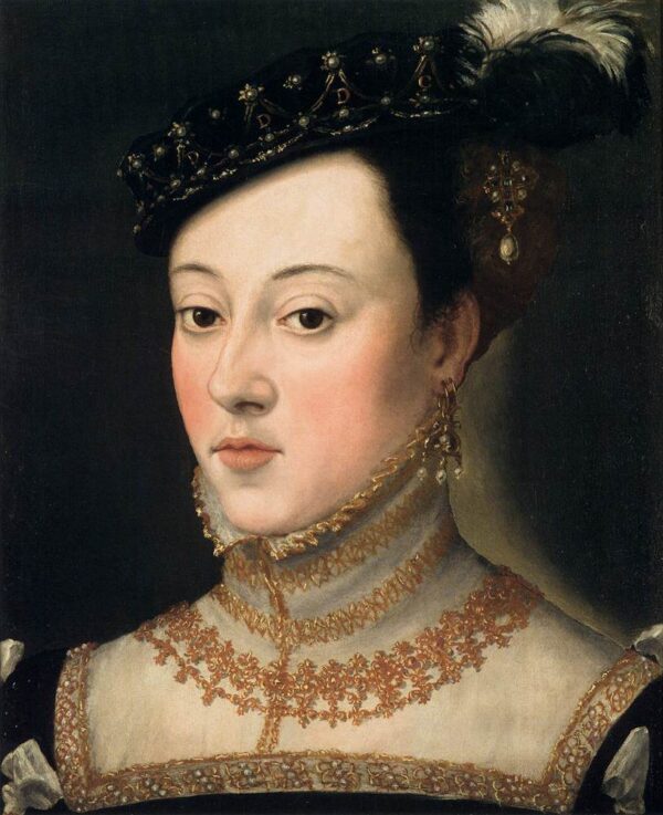 Bust of a Daughter of Ferdinand I c by Giuseppe Arcimboldo, hand-painted oil painting reproduction