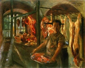Butcher Shop by Lovis Corinth, hand-painted oil painting reproduction