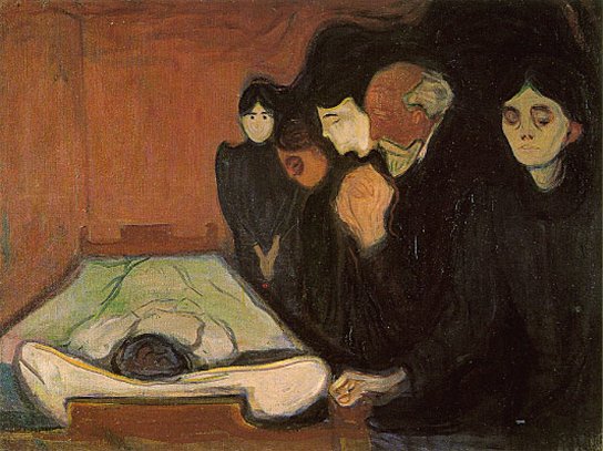By the Deathbed by Edvard Munch, hand-painted oil reproduction