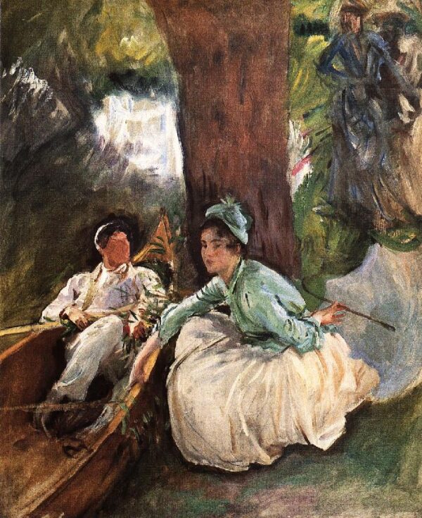 By the River by John Singer Sargent, hand-painted oil painting reproduction