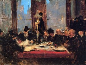 Cafe Riche by Floris Arntzenius, hand-painted oil painting reproduction