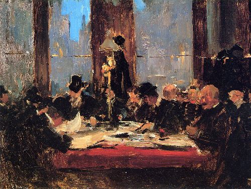 Cafe Riche by Floris Arntzenius, hand-painted oil reproduction