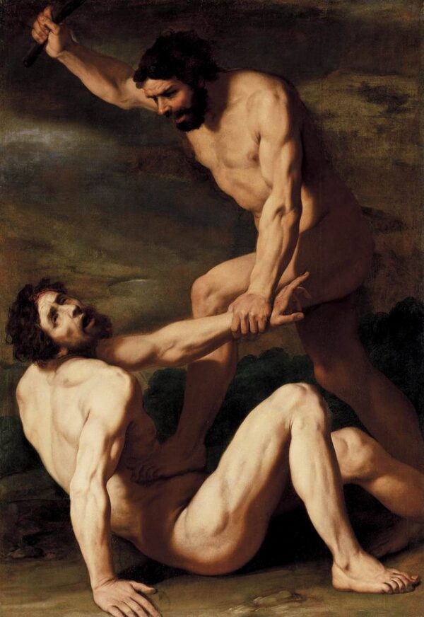 Cain Killing Abel by Daniele Crespi, hand-painted oil reproduction