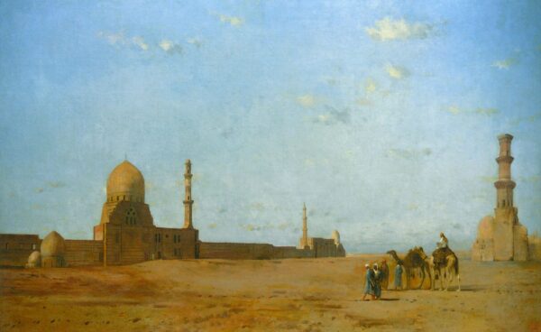 Les Tombeaux des Califes au Caire by Fromentin, hand-painted oil painting reproduction