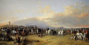 Caledonian Coursing Meeting by Richard Ansdell, hand-painted oil painting reproduction