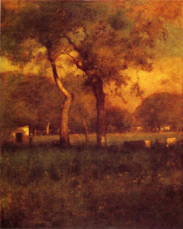 California by George Inness, hand-painted oil painting reproduction