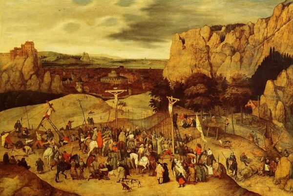 Calvary by Pieter Brueghel the Younger, hand-painted oil painting reproduction
