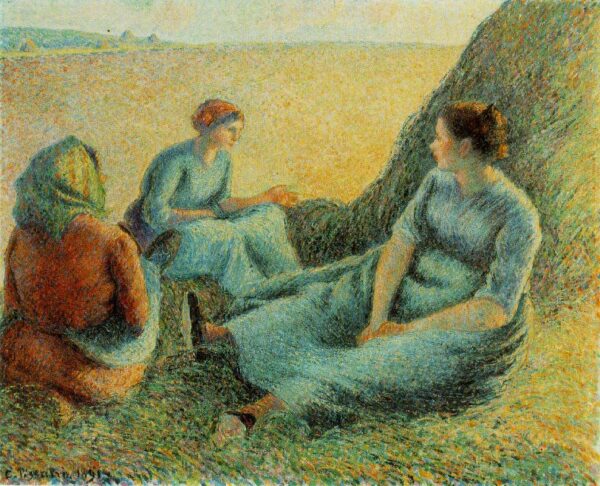 Haymakers Resting by Camille Pissarro, hand-painted oil painting reproduction