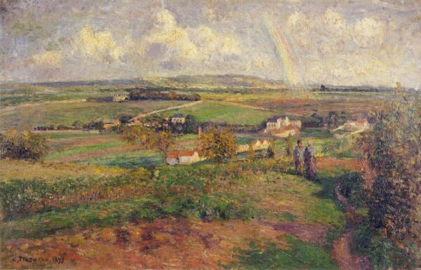 The Rainbow by Camille Pissarro, hand-painted oil painting reproduction