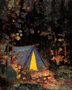 Campfire by Tom Thomson, hand-painted oil painting reproduction