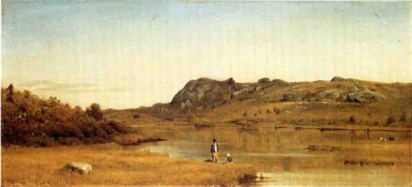 Cape Ann, Massachusetts by Sanford Robinson Gifford, hand-painted oil painting reproduction
