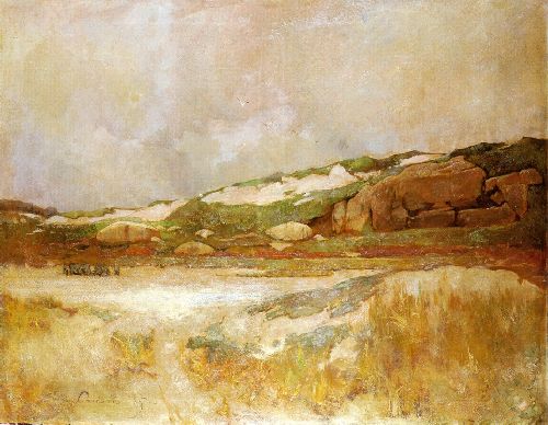 Cape Ann Sands by Emil Carlsen, hand-painted oil reproduction