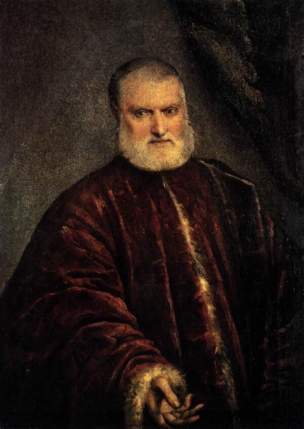 Portrait of Procurator Antonio Cappello by Tintoretto, hand-painted oil painting reproduction