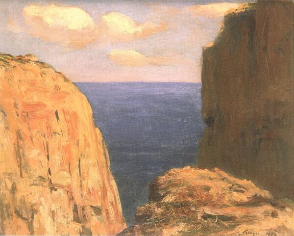 Capri by Pál Szinyei Merse, hand-painted oil painting reproduction