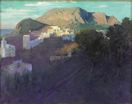 Capri by Abbott Handerson Thayer, hand-painted oil reproduction