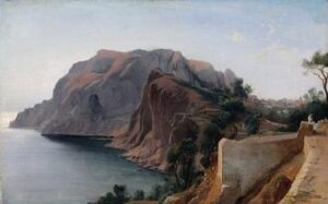 Capri by Jean-Achille Benouville, hand-painted oil painting reproduction