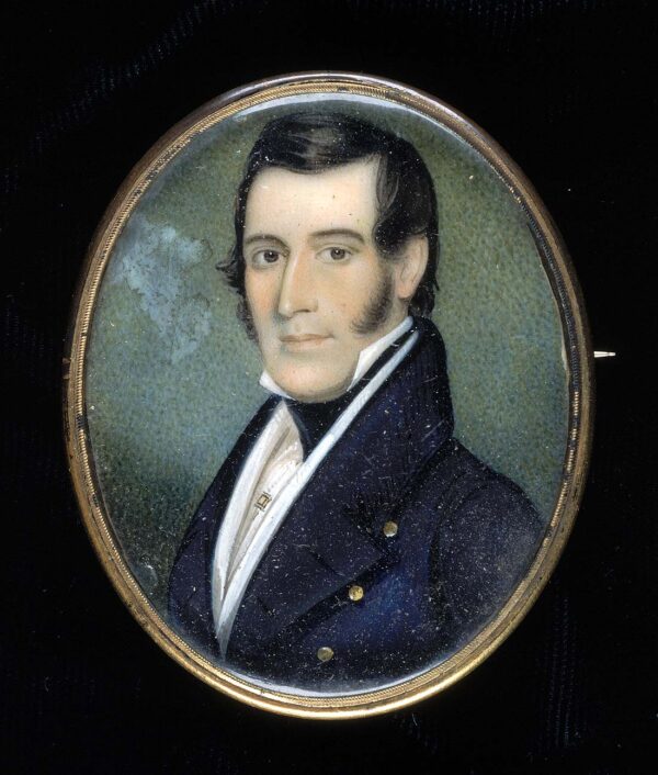 Capt. Henry P. Fleischman by George Catlin, hand-painted oil painting reproduction