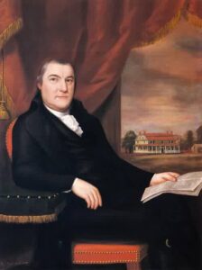 Captain Elijah Dewey 1798 by Ralph Earl, hand-painted oil painting reproduction