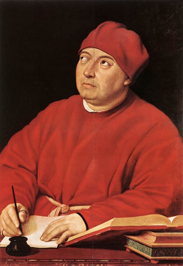 Cardinal Tommaso Inghirami by Raphael Sanzio, hand-painted oil painting reproduction