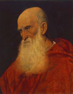 Portrait of Pietro Cardinal Bembo by Titian, hand-painted oil painting reproduction