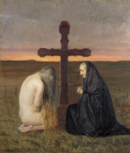 Care by Anna Ancher, hand-painted oil painting reproduction