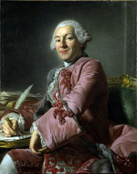 Carl Fredrik Adelcrantz by Alexander Roslin, hand-painted oil reproduction