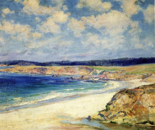 Carmel Beach by Guy Rose, hand-painted oil painting reproduction
