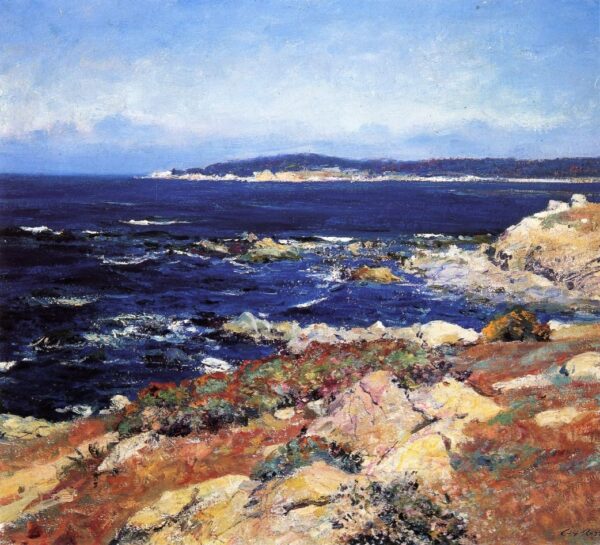 Carmel Seascape by Guy Rose, hand-painted oil painting reproduction