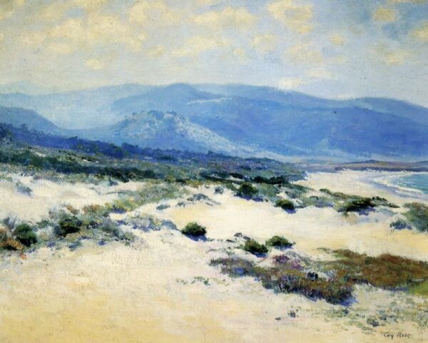 Carmel Shore II by Guy Rose, hand-painted oil painting reproduction