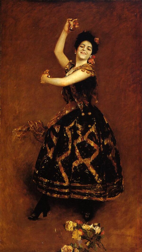 Carmencita by William Merritt Chase, hand-painted oil painting reproduction