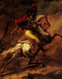 Study for the Charging Casseur by Théodore Géricault, hand-painted oil painting reproduction