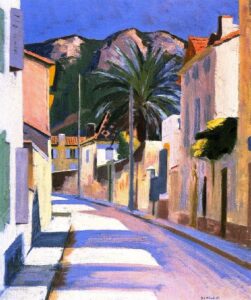 Cassis by Francis Cadell, hand-painted oil painting reproduction