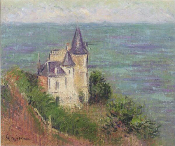 Castle by the Sea by Gustave Loiseau, hand-painted oil painting reproduction