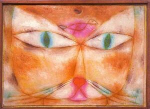 Cat and Bird by Paul Klee