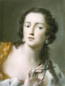 Caterina Sagredo Barbarigo by Rosalba Carriera, hand-painted oil painting reproduction